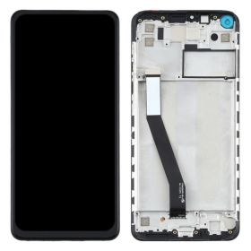 LCD displej Xiaomi Redmi Note 9 černý + přední kryt