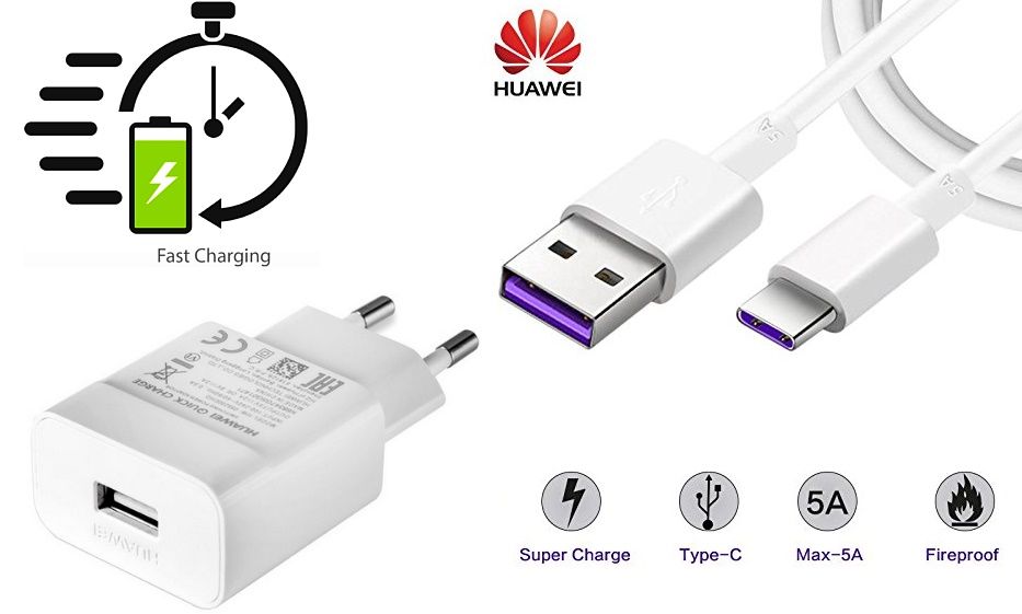 Nabíječka Huawei Honor 20 Quick Charge + kabel typ C ORIGINÁL