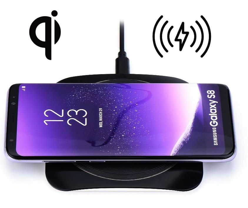 Bezdrátová nabíječka pro Samsung Galaxy S21 5G + kabel S-T-A-R
