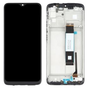 LCD displej Xiaomi Redmi Note 9 4G + přední kryt black