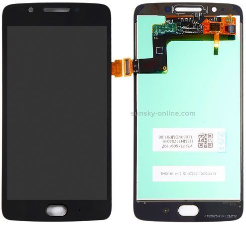 LCD displej Motorola Moto G5 černý O-E-M