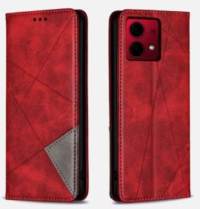 Kožené pouzdro Motorola Moto G84 5G red