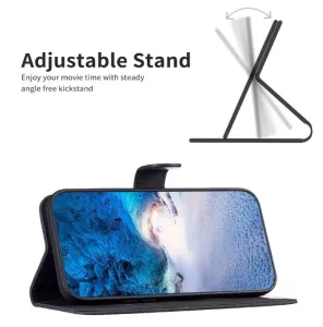 Kožené pouzdro Oppo Reno5 Z černé, black, řada CLASSIC S-T-A-R