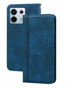 Kožené pouzdro Xiaomi Redmi Note 13 5G modré
