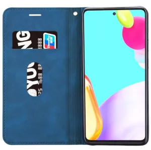 Kožené pouzdro Xiaomi Redmi Note 13 5G modré, blue, řada BUSINESS, materiál syntetická kůže TT-TopTechnology
