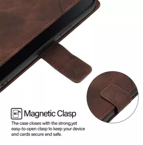 Pouzdro Honor Magic6 Lite 5G hnědé, brown, řada BUSINESS, materiál syntetická kůže S-T-A-R