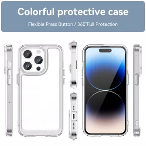 Pouzdro pro Apple Iphone 15 Pro - transparentní, materiál TPU TT-TopTechnology