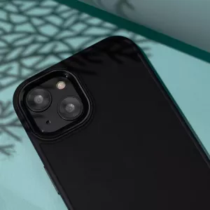 Pouzdro pro Apple iPhone 16 ( 6,1" ) black, černé, řada SATEN, materiál TPU, hliník TT-TopTechnology