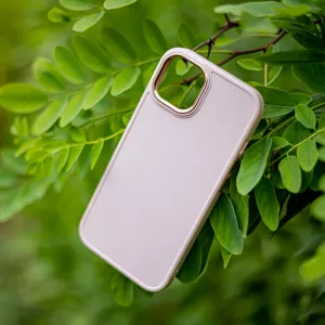 Pouzdro pro Apple iPhone 16 ( 6,1" ) pink, řada SATEN, materiál TPU, hliník TT-TopTechnology