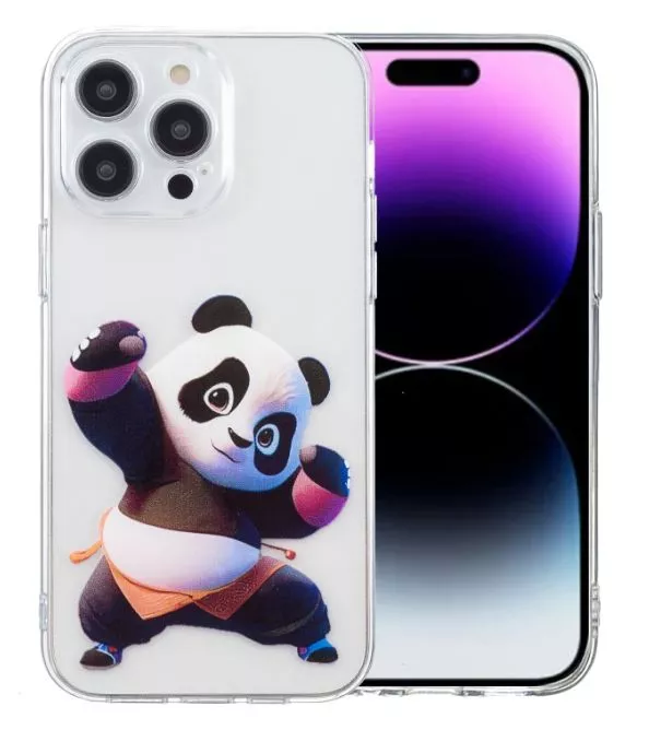 TPU pouzdro pro Apple Iphone 15 Pro - Panda