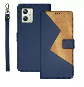 Kožené pouzdro Motorola Moto G54 5G blue