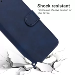 Pouzdro kožené Xiaomi Mi 11 Lite 5G dark blue, tmavě modré, tzv. knížka, materiál syntetická kůže, řada CLASSIC TT-TopTechnology
