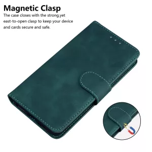 Kožené pouzdro Xiaomi Redmi Note 11 Pro zelené, green, tzv. knížka TT-TopTechnology