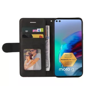 Kožené pouzdro Motorola Moto G100 černé S-T-A-R