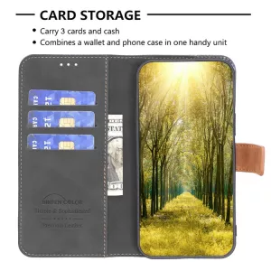 Kožené pouzdro Realme C21 černé, black, řada BIFEN Color S-T-A-R