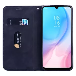 Kožené pouzdro Xiaomi Mi 9 Lite černé, black, ze syntetické kůže TT-TopTechnology