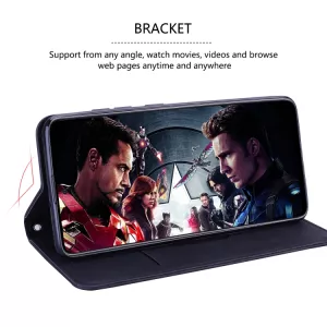 Kožené pouzdro Xiaomi Mi 9 Lite černé, black, ze syntetické kůže TT-TopTechnology