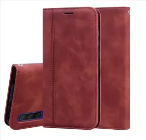  Kožené pouzdro Xiaomi Mi 9 Lite hnědé