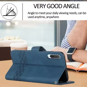 Kožené pouzdro Xiaomi Mi 9 SE modré, blue, tzv. knížka TT-TopTechnology