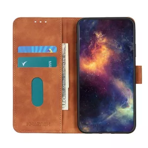 Pouzdro Motorola Moto E7 plus, G9, G9 Play hnědé, brown, materiál syntetická kůže TT-TopTechnology