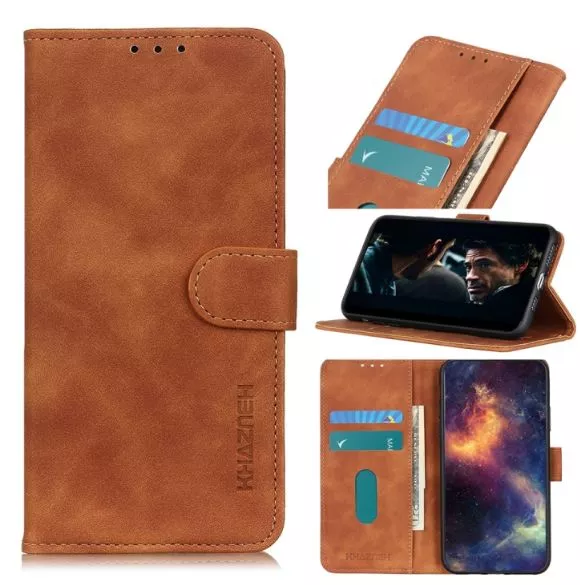 Pouzdro Motorola Moto E7 plus, G9, G9 Play hnědé