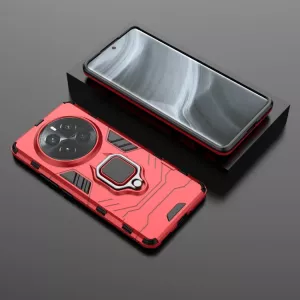 Pouzdro Realme 12 Pro 5G, Realme 12 Pro+ červené, red, odolné proti nárazům, kovový otočný držák ( stojan) 360 stupňů TT-TopTechnology
