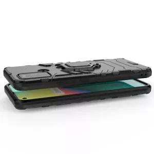 TPU pouzdro, zadní kryt pro Realme 7i modré, blue, odolné proti nárazům, s držákem a magnetem uprostřed TT-TopTechnology
