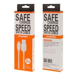 Dobíjecí vysokorychlostní ( data ) kabel - micro USB výstup, délka 200cm ( 2m )
