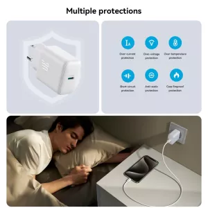 Nabíječka Samsung Galaxy S25 Edge, PD / PPS 30W + dobíjecí, data kabel 30W, nahrazuje originál Joyroom