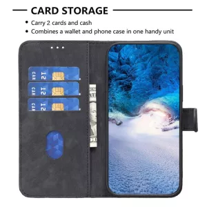 Kožené pouzdro knížka pro Vivo Y21, Vivo Y21s černé, black, řada CLASSIC S-T-A-R