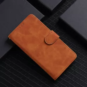 Kožené pouzdro Motorola Moto G32 hnědé, brown, řada CLASSIC, materiál syntetická kůže, model knížka TT-TopTechnology