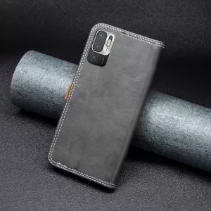 Kožené pouzdro Poco M3 Pro černé, black, řada TWO-TONE TT-TopTechnology