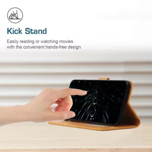 Kožené pouzdro pro Realme 8 5G hnědé, brown, řada CLASSIC magnetic S-T-A-R