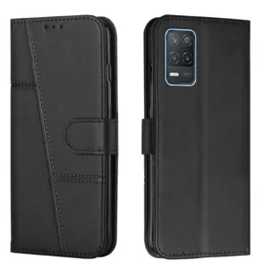 Kožené pouzdro Realme 8 5G černé