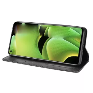 Kožené pouzdro Realme GT2 5G černé, black, řada CLASSIC magnetic, model knížka TT-TopTechnology