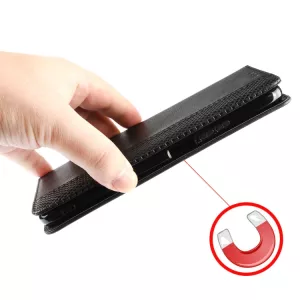 Kožené pouzdro Realme GT2 5G černé, black, řada CLASSIC magnetic, model knížka TT-TopTechnology