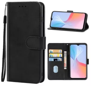 Kožené pouzdro Vivo Y21, Vivo Y21s černé