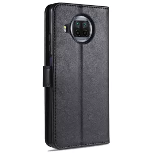 Kožené pouzdro Xiaomi Redmi Note 9 Pro 5G černé, black, řada SHEEPSKIN, model knížka AZNS