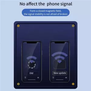 MH82JMARY magnetický držák mobilního telefonu skládací, ze zinkové slitiny, vhodný na palubní desku automobilu, nebo jinou plochu