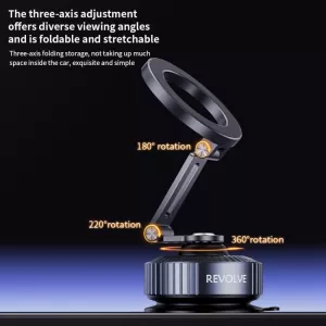 MHZ23 magnetický držák skládací vakuový 360°, vhodný na přístrojovou, palubní desku vozidla, nebo jinou plochu TT-TopTechnology