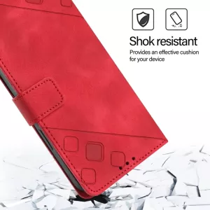 Pouzdro knížka Honor Magic6 Lite 5G červené, red, řada BUSINESS, materiál syntetická kůže S-T-A-R
