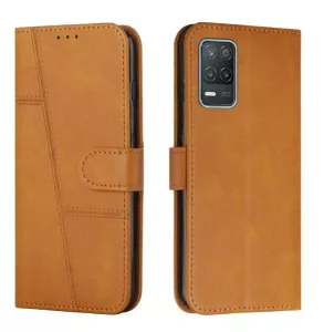  Pouzdro Realme Narzo 30 5G hnědé