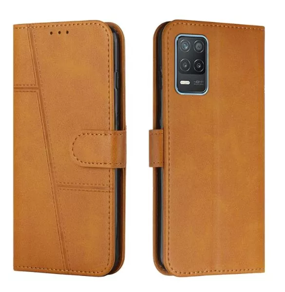  Pouzdro Realme Narzo 30 5G hnědé