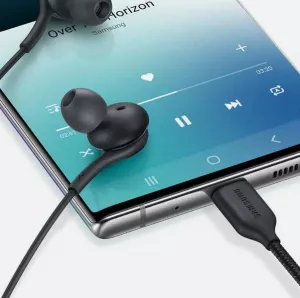 Stereo sluchátka AKG pro Samsung Galaxy S23 FE, USB-C, originální příslušenství pro mobilní telefony a jiná zařízení s přenosem zvuku přes konektor Typu-C Samsung-AKG