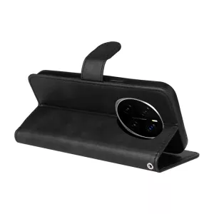 Kožené pouzdro Honor Magic7 Pro černé, black, řada CLASSIC, model knížka, materiál syntetická kůže TT-TopTechnology