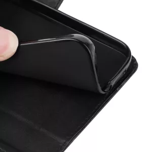 Kožené pouzdro Honor Magic7 Pro černé, black, řada CLASSIC, model knížka, materiál syntetická kůže TT-TopTechnology