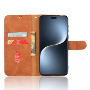 Kožené pouzdro Honor Magic7 Pro hnědé, brown, řada CLASSIC, model knížka, materiál syntetická kůže TT-TopTechnology