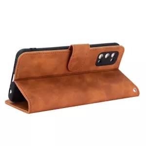 Kožené pouzdro Realme 7 Pro hnědé, brown, řada CLASSIC magnetic TT-TopTechnology