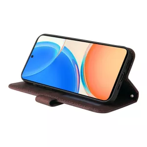 Pouzdro Honor X6, Honor X8 5G, Honor 70 Lite hnědé, brown, řada CLASSIC, model knížka, materiál syntetická kůže TT-TopTechnology