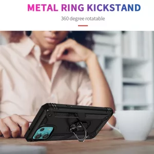 Pouzdro Motorola Edge 20 Lite + sklo, ochranné sklíčko, kovový prsten slouží také pro fixaci telefonu na magnetickém držáku TT-TopTechnology